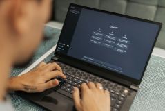Man using ChatGPT